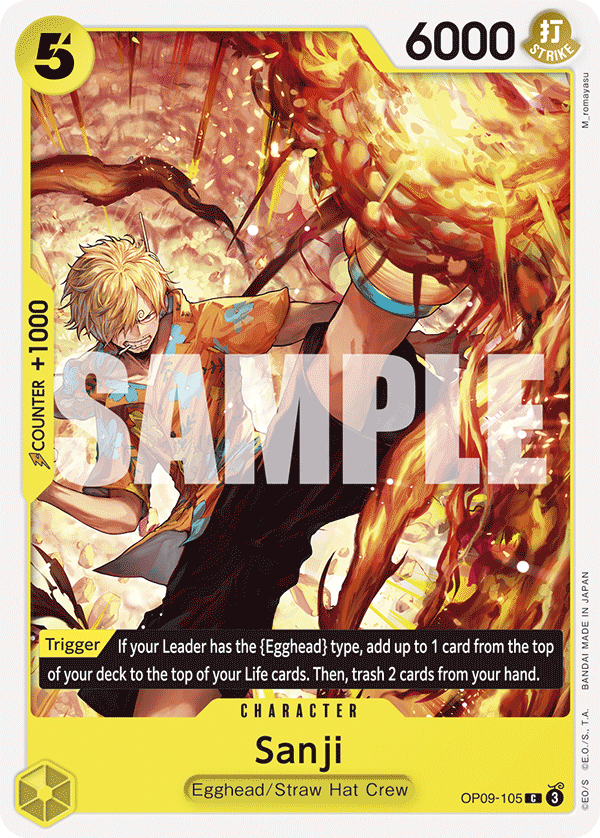 OPTCG Emperors in the New World OP09-105 Sanji