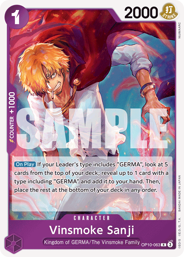 OPTCG Royal Blood OP10-063 Vinsmoke Sanji
