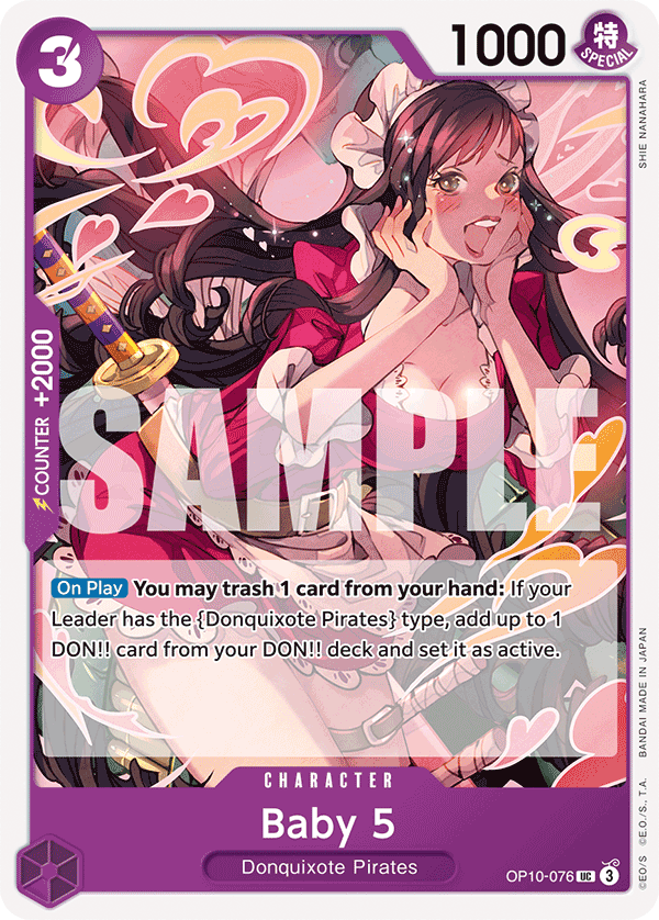 OPTCG Royal Blood OP10-076 Baby 5