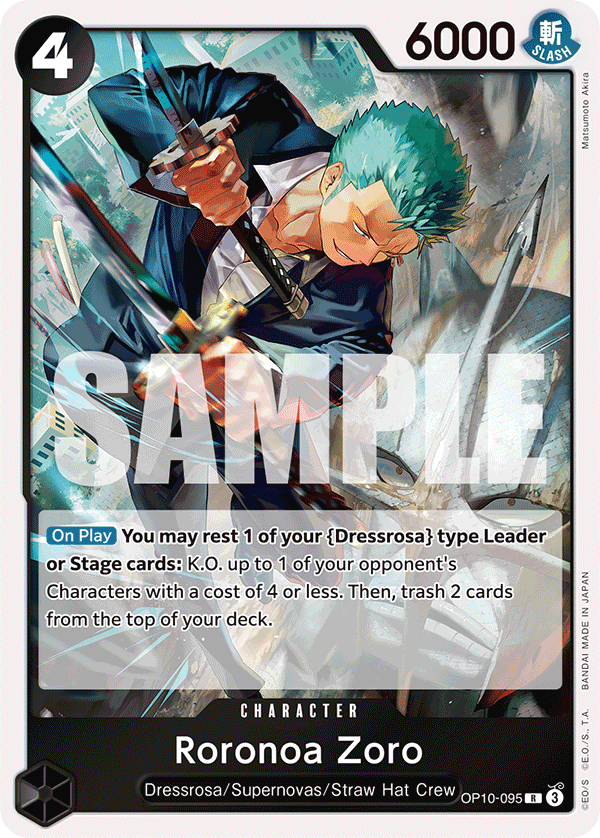 OPTCG Royal Blood OP10-095 Roronoa Zoro