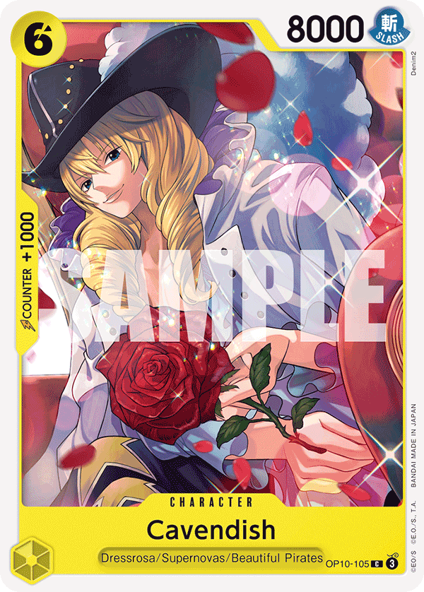 OPTCG Royal Blood OP10-105 Cavendish