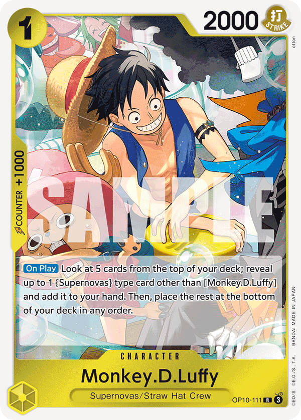 OPTCG Royal Blood OP10-111 Monkey.D.Luffy