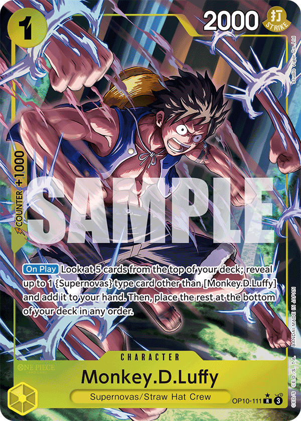 OPTCG Royal Blood OP10-111 Monkey.D.Luffy Alternate Art