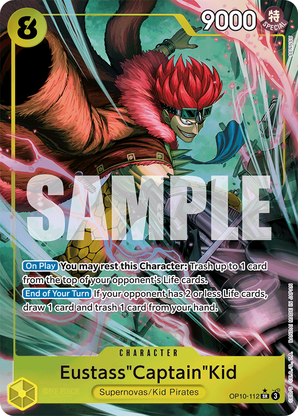 OPTCG Royal Blood OP10-112 Eustass"Captain"Kid (SR) Alternate Art