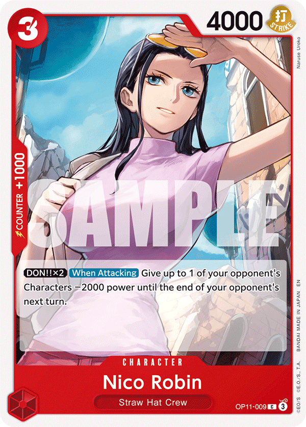 OPTCG A Fist of Divine Speed OP11-009 Nico Robin