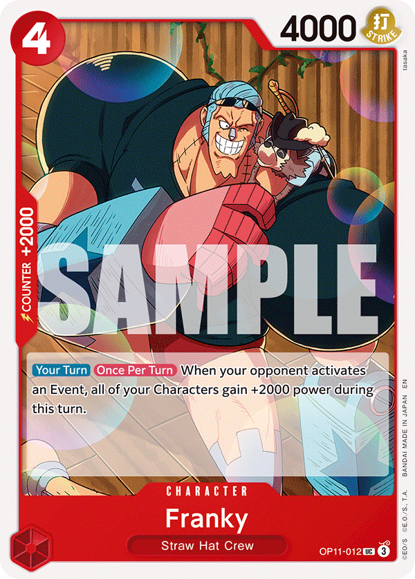 OPTCG A Fist of Divine Speed OP11-012 Franky