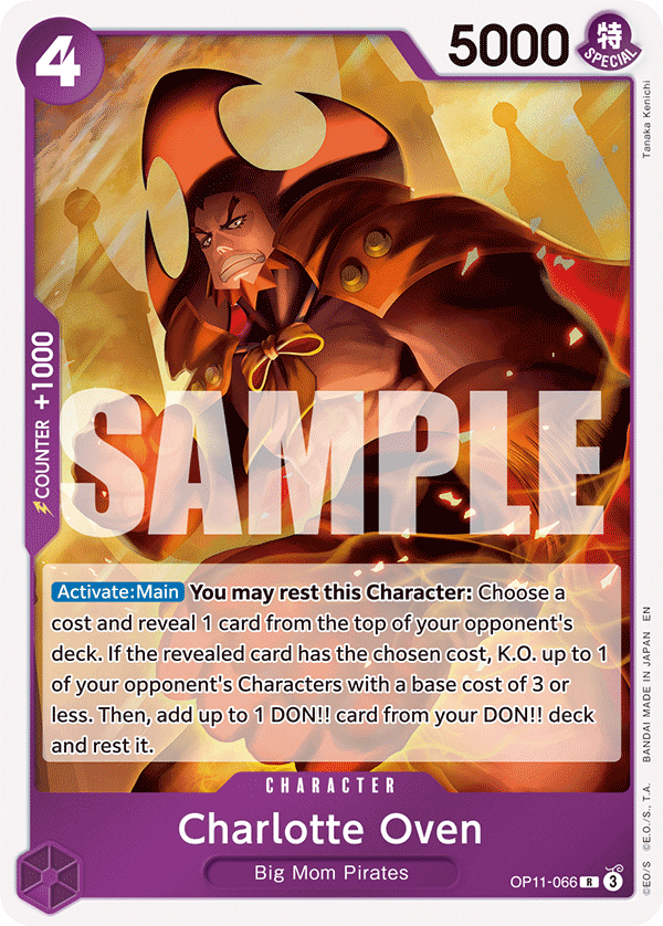 OPTCG A Fist of Divine Speed OP11-066 Charlotte Oven