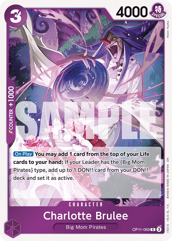 OPTCG A Fist of Divine Speed OP11-069 Charlotte Brulee