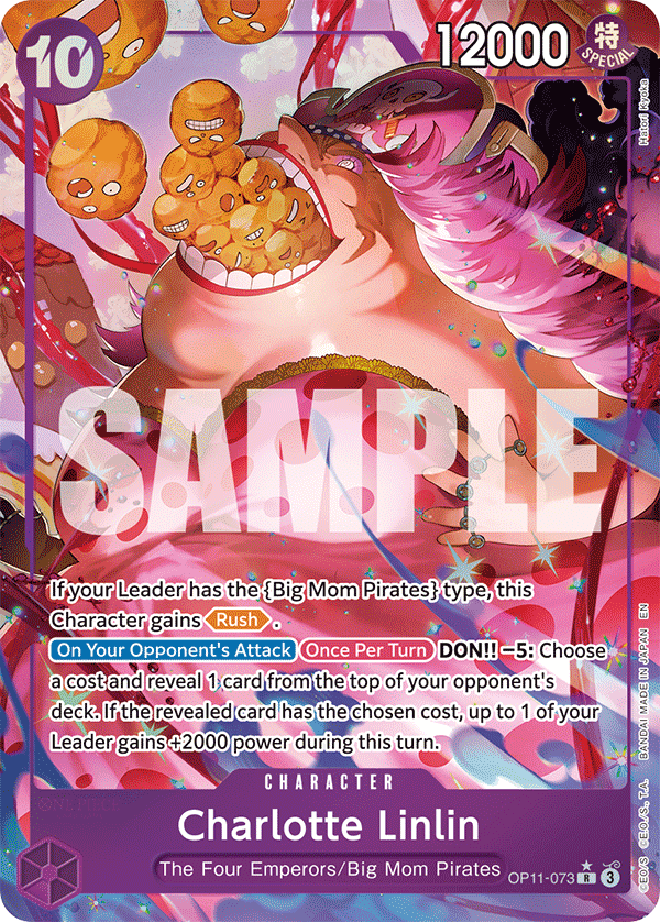 OPTCG A Fist of Divine Speed OP11-073 Charlotte Linlin Alternate Art