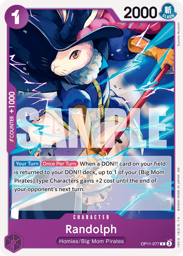 OPTCG A Fist of Divine Speed OP11-077 Randolph