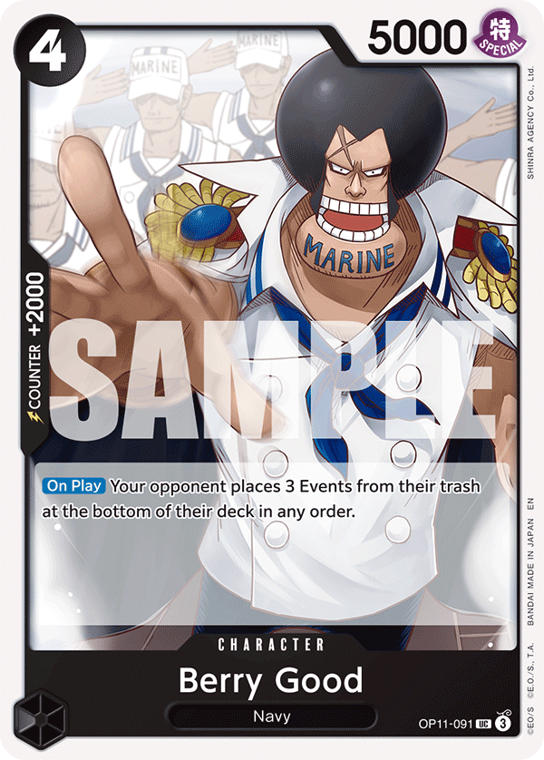 OPTCG A Fist of Divine Speed OP11-091 Berry Good