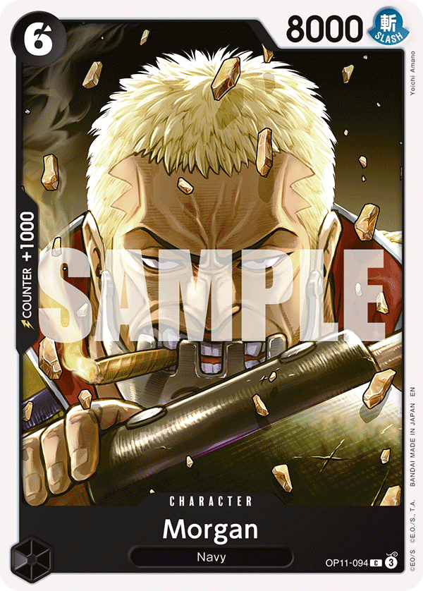 OPTCG A Fist of Divine Speed OP11-094 Morgan