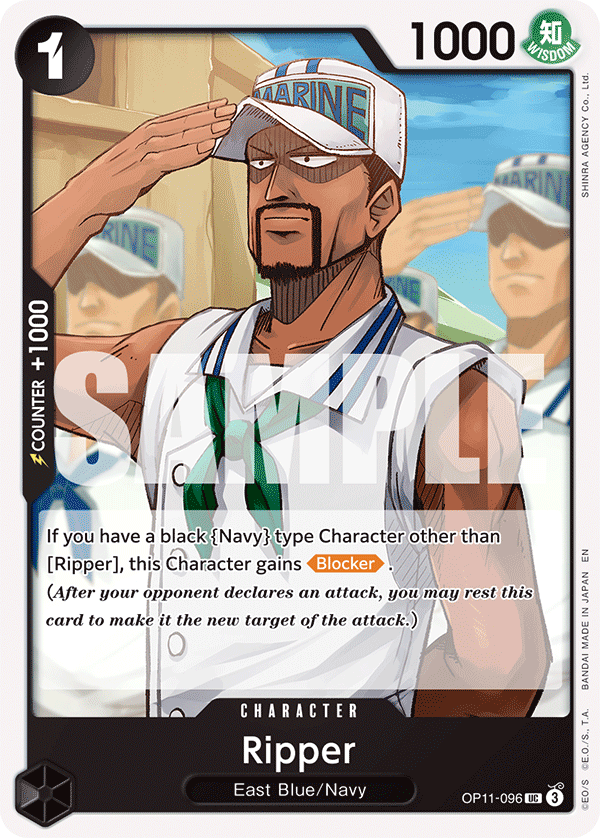 OPTCG A Fist of Divine Speed OP11-096 Ripper