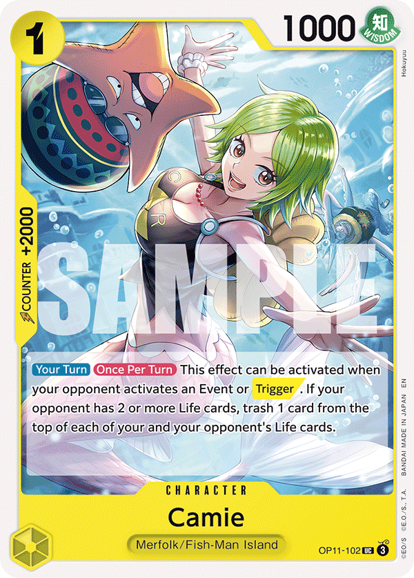 OPTCG A Fist of Divine Speed OP11-102 Camie