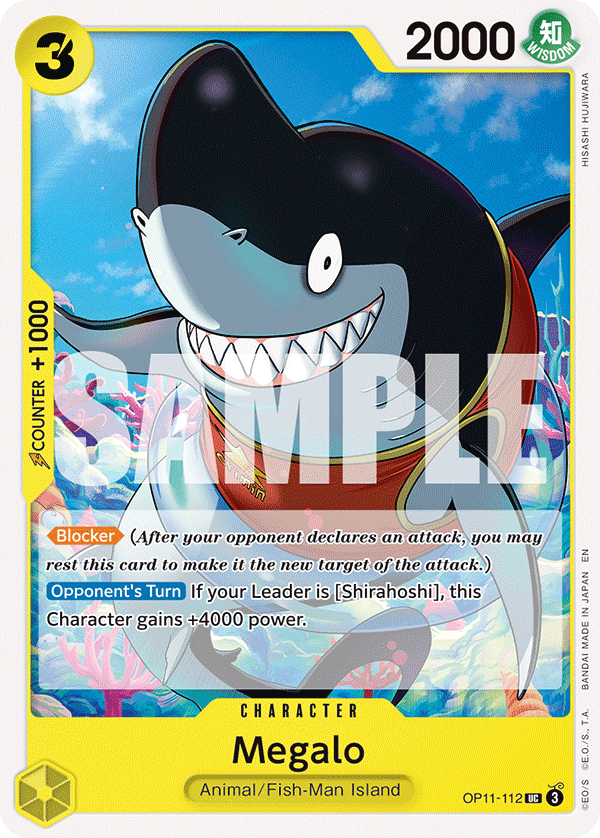 OPTCG A Fist of Divine Speed OP11-112 Megalo