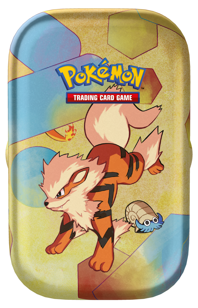 Pokemon 151 Mini Tin Arcanine & Omanyte