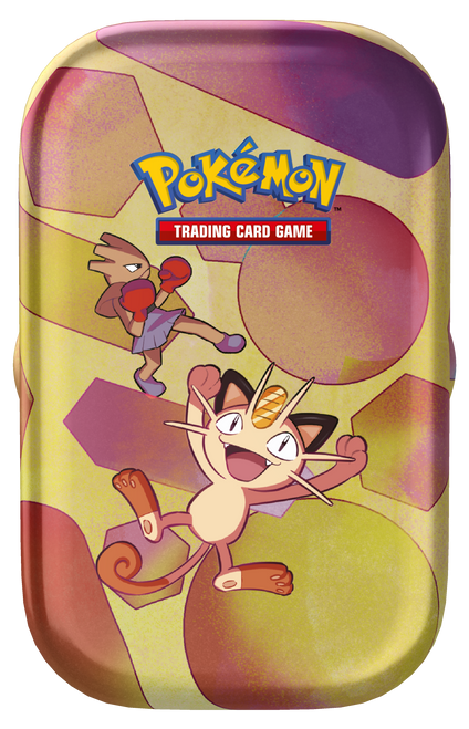Pokemon 151 Mini Tin Hitmonchan & Meowth