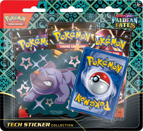 Pokemon SV Paldean Fates Tech Sticker Collection - Maschiff