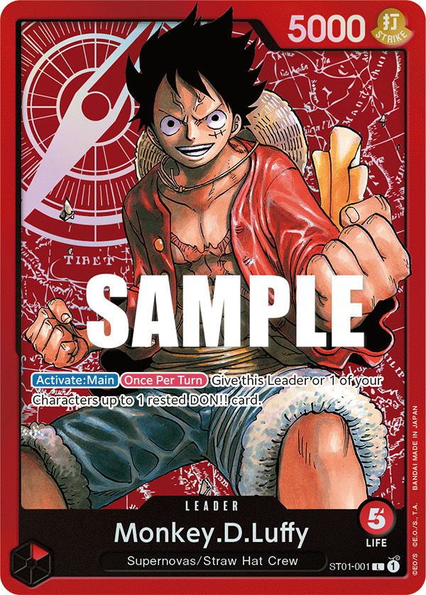 Monkey.D.Luffy (ST01-001) (V.1)