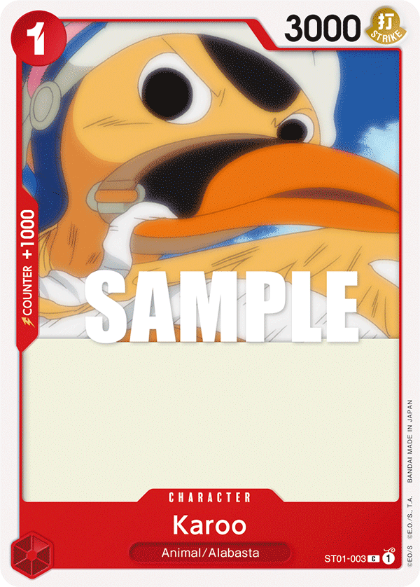 OPTCG Starter Deck Straw Hat Crew ST01-003 Karoo