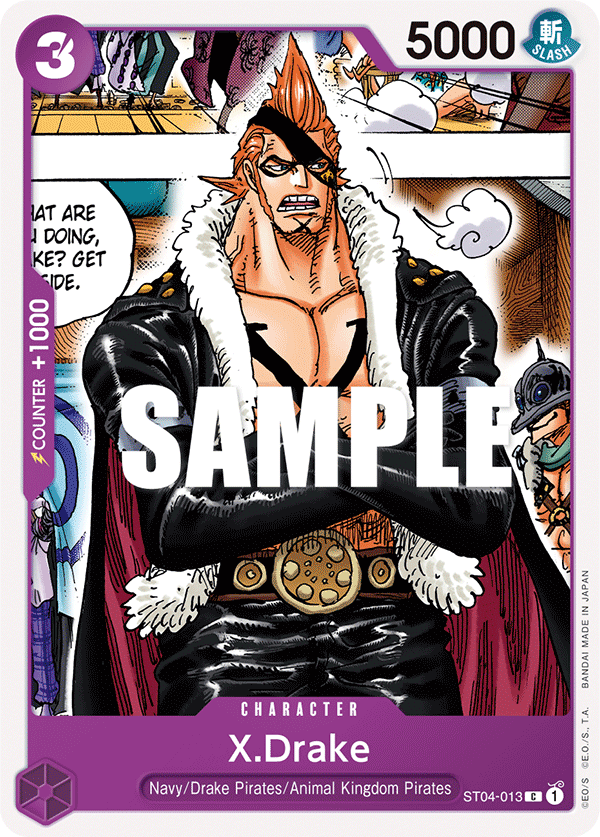 OPTCG Starter Deck Animal Kingdom Pirates ST04-013 X.Drake