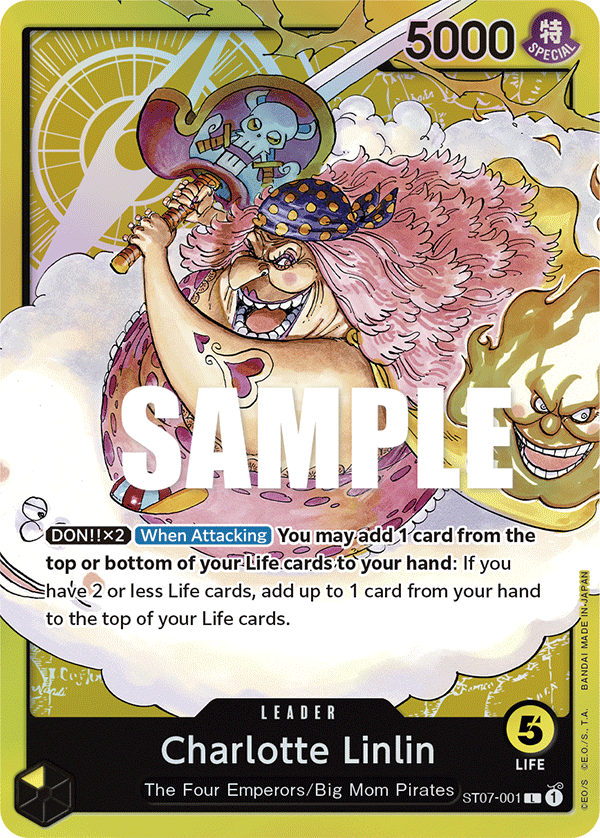 OPTCG Starter Deck Big Mom Pirates ST07-001 Charlotte Linlin (Leader)