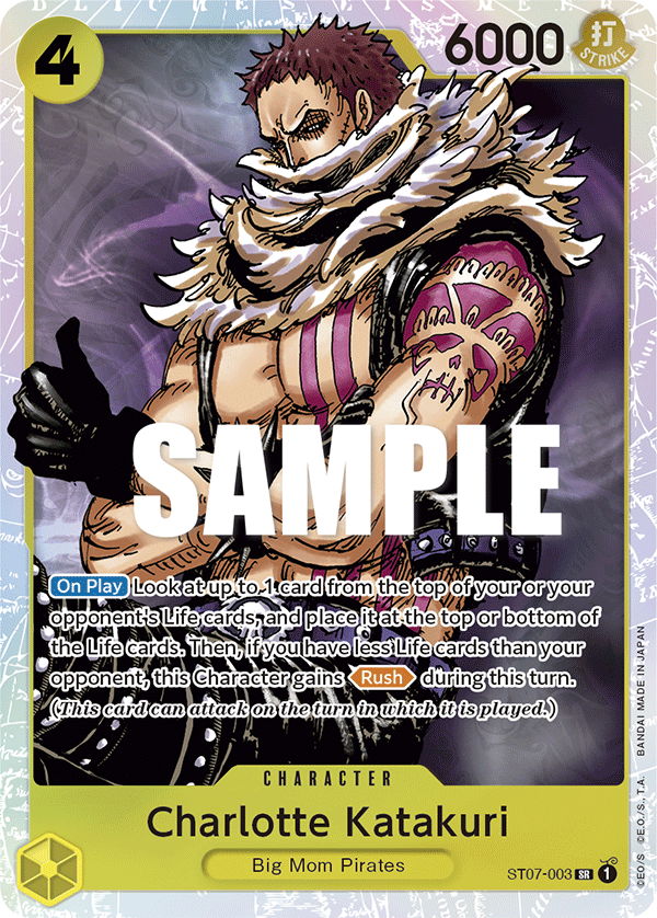 OPTCG Starter Deck Big Mom Pirates ST07-003 Charlotte Katakuri (SR)