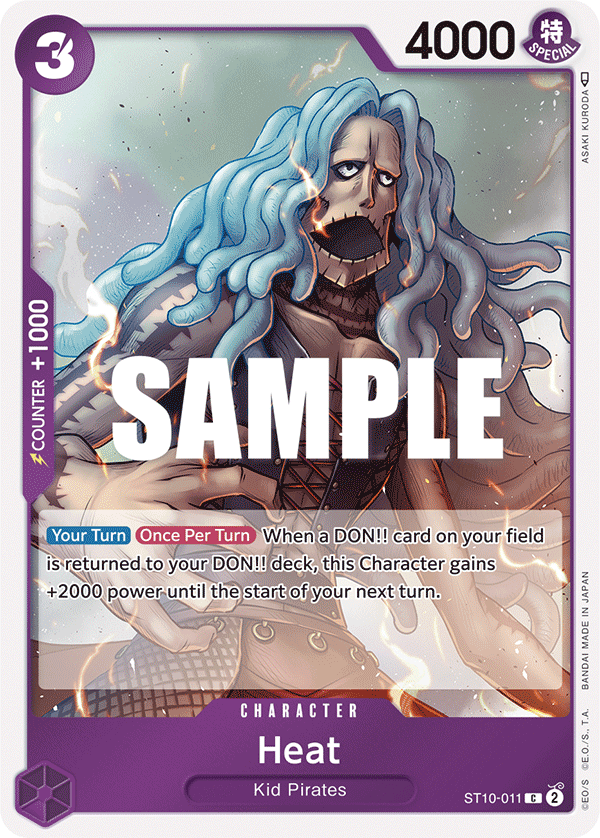 OPTCG Ultra Deck The Three Captains ST10-011 Heat