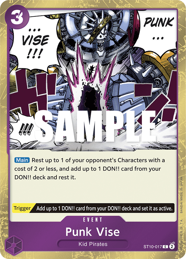 OPTCG Ultra Deck The Three Captains ST10-017 Punk Vise