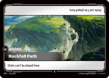 Riftbound Spiritforged 216/221 Rockfall Path