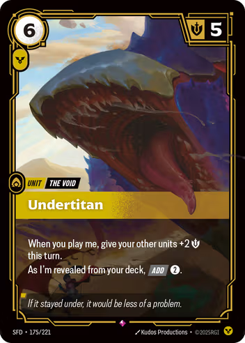 Riftbound Spiritforged 175/221 Undertitan