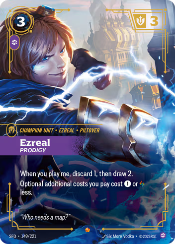 Riftbound Spiritforged 149/221 Ezreal Prodigy