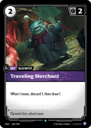Riftbound Origins 185/298 Traveling Merchant Foil