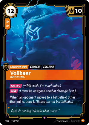 Riftbound Origins 158/298 Volibear Imposing