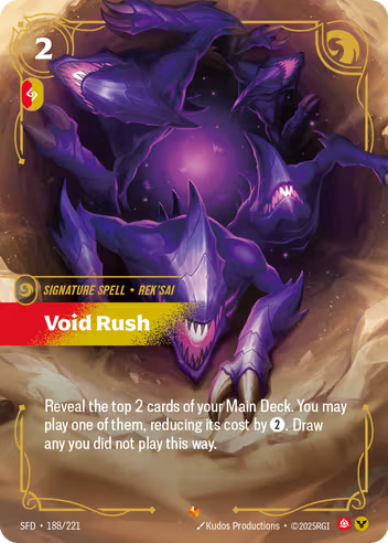 Riftbound Spiritforged 188/221 Void Rush