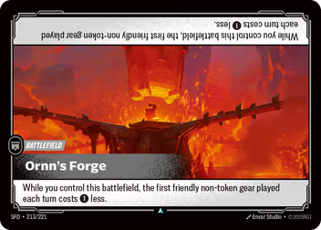 Riftbound Spiritforged 213/221 Ornn's Forge