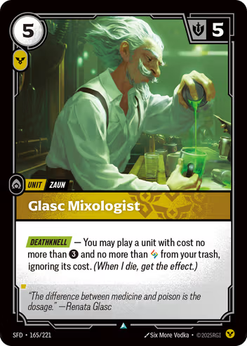 Riftbound Spiritforged 165/221 Glasc Mixologist