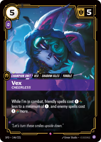 Riftbound Spiritforged 146/221 Vex Cheerless