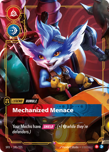 Riftbound Spiritforged 181/221 Rumble Mechanized Menace