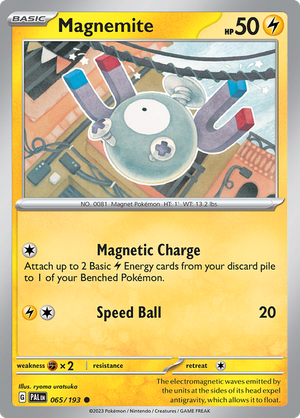 SV Paldea Evolved 065/193 Magnemite Reverse Holo