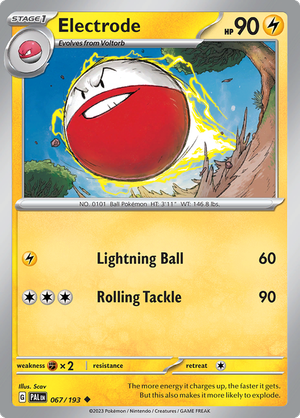 SV Paldea Evolved 067/193 Electrode