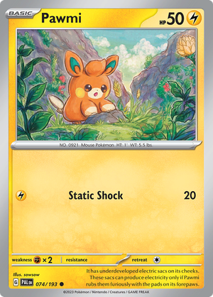 SV Paldea Evolved 074/193 Pawmi