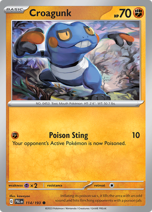 SV Paldea Evolved 114/193 Croagunk