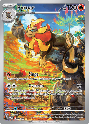 SV Paldea Evolved 200/193 Pyroar Illustration Rare
