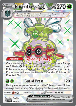SV Paldea Evolved 230/193 Forretress ex Full Art
