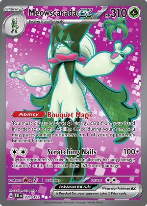 SV Paldea Evolved 231/193 Meowscarada ex Full Art