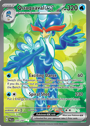 SV Paldea Evolved 235/193 Quaquaval ex Full Art