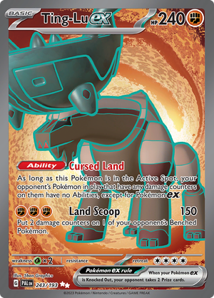 SV Paldea Evolved 243/193 Ting-Lu ex Full Art