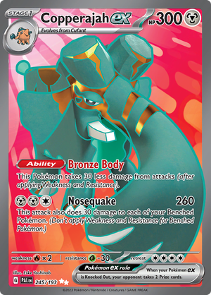 SV Paldea Evolved 245/193 Copperajah ex Full Art