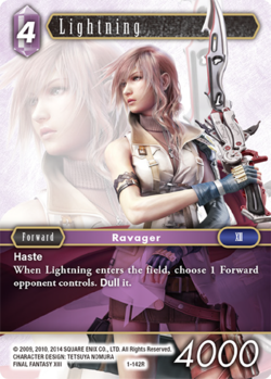 Final Fantasy 1-142R Lightning
